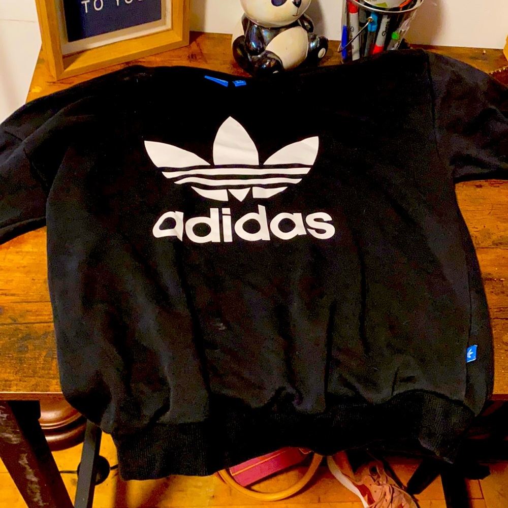 Adidas trefoil crewneck